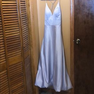 Silver prom dress (with pockets!)